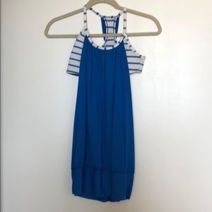 Blue Lululemon tank top